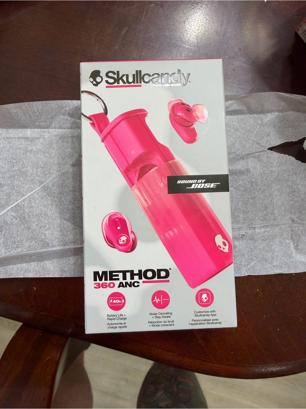 Skullcandy Method 360 ANC True Wireless Earbuds - Pink brand new
